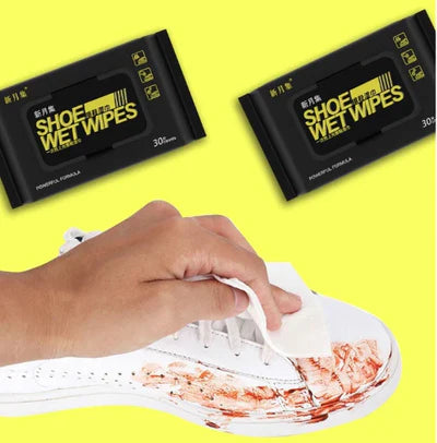 SHOE QUICK WIPES DISPOSABLE (30 PCS BOX)