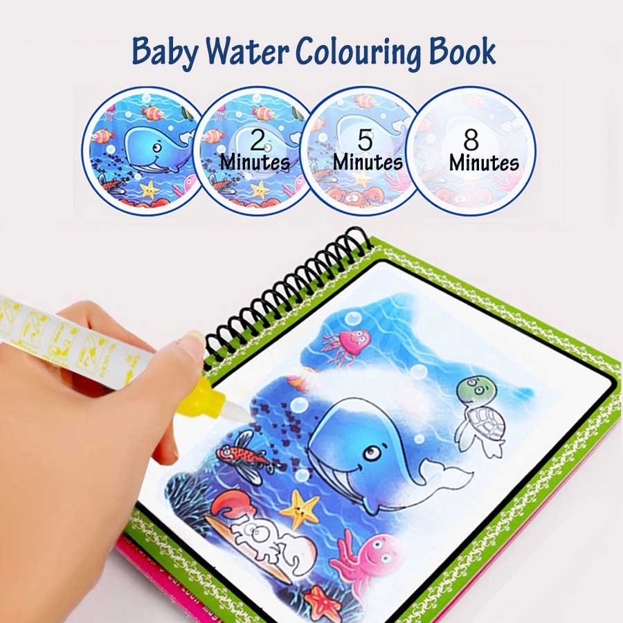 REUSABLE MAGIC WATER PAINTING BOOK 😳😳