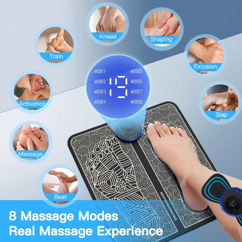 ElectroPulse Soothe: EMS Foot Massager for Instant Relief