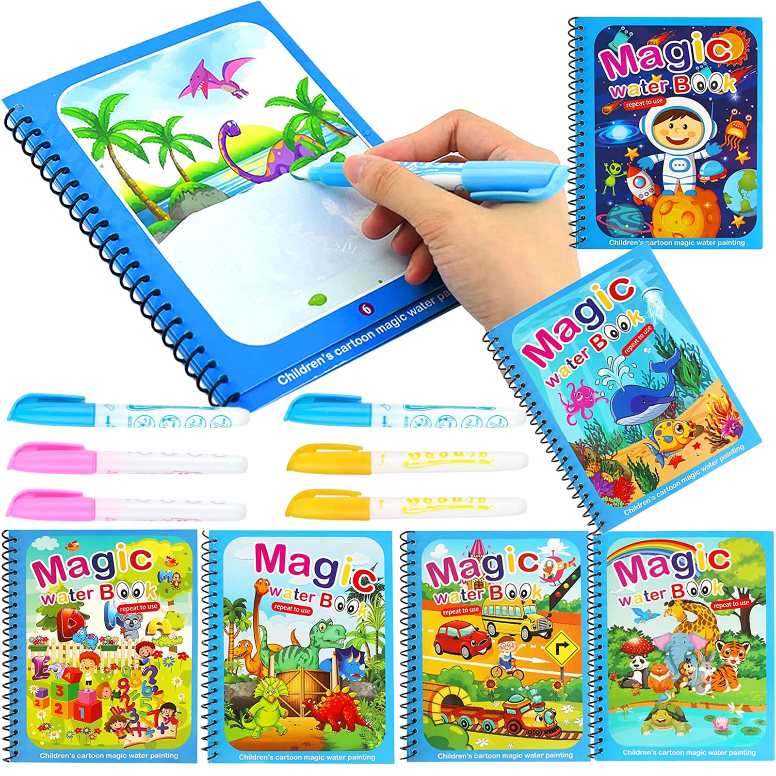 REUSABLE MAGIC WATER PAINTING BOOK 😳😳