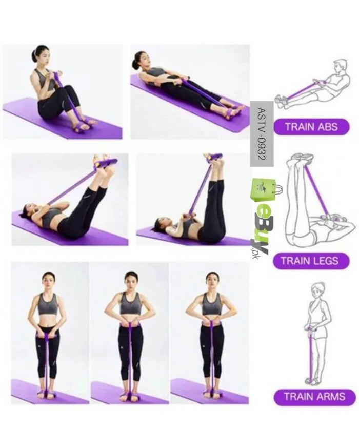 RUBBER PULL TUMMY TRIMMER ABS EXERCISER