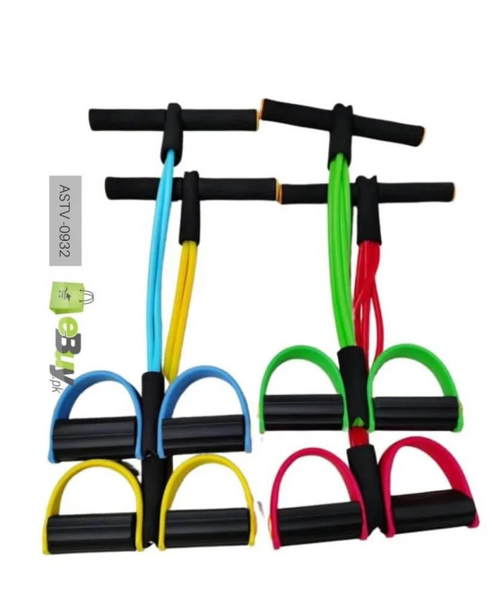 RUBBER PULL TUMMY TRIMMER ABS EXERCISER