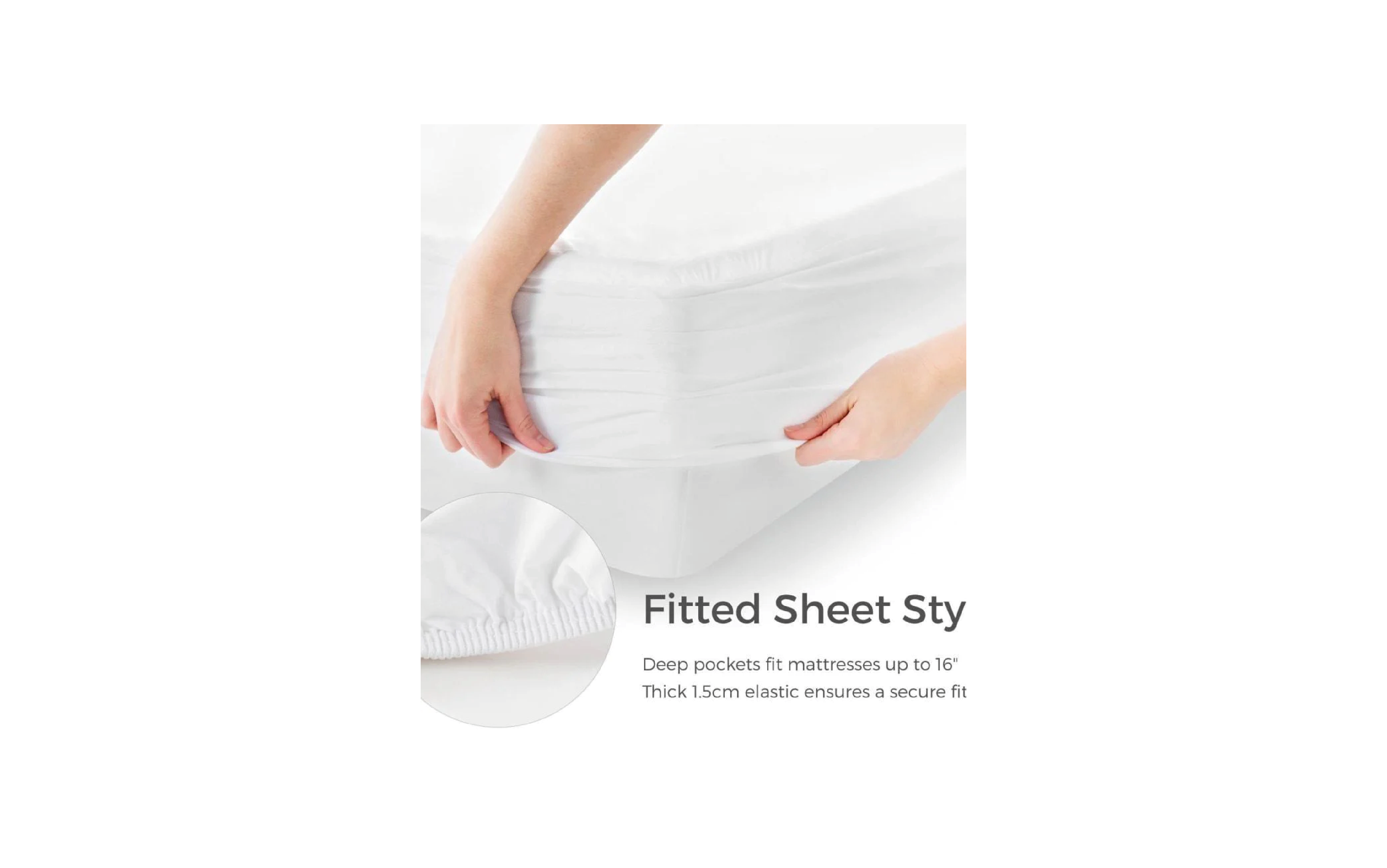 Premium Terry Cotton 100% Waterproof Fitted Mattress Protector