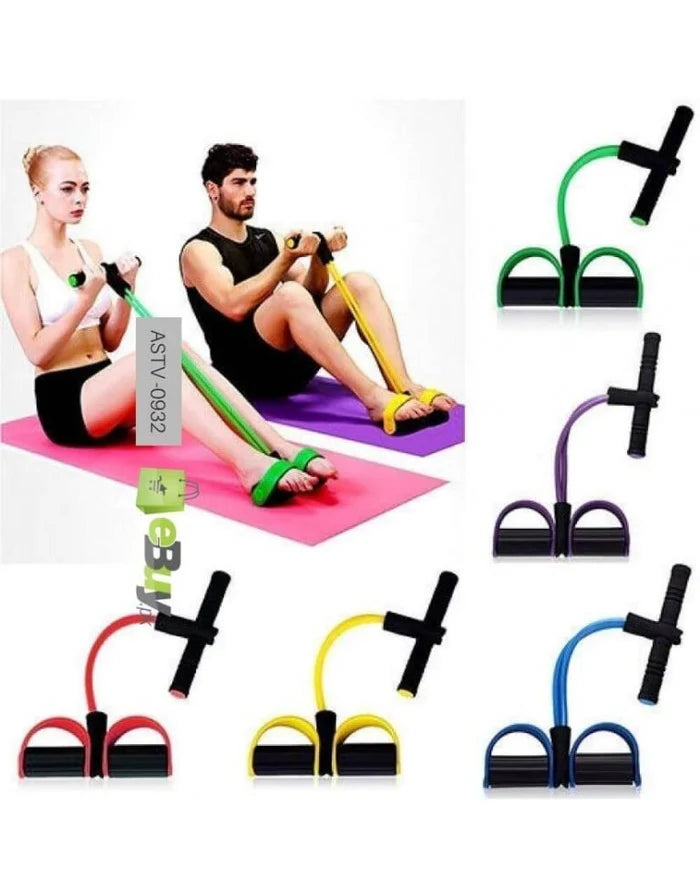 RUBBER PULL TUMMY TRIMMER ABS EXERCISER