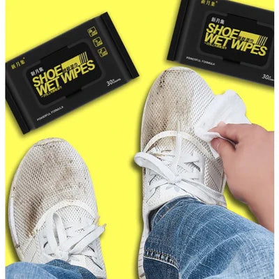 SHOE QUICK WIPES DISPOSABLE (30 PCS BOX)