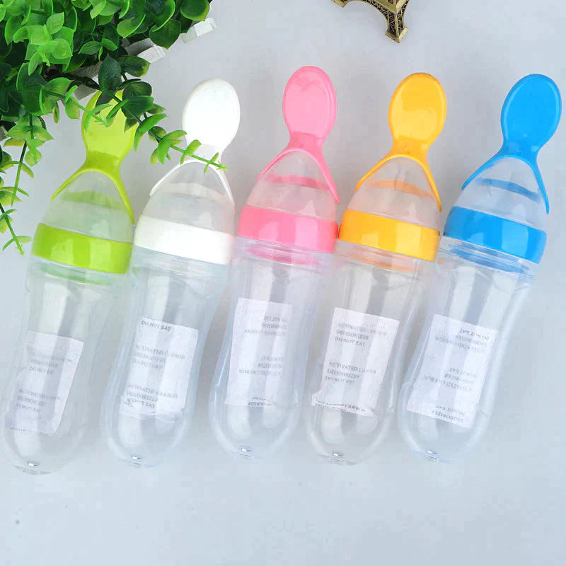 BABY SILICONE SPOON FEEDER