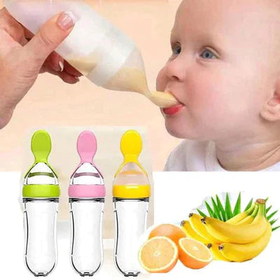 BABY SILICONE SPOON FEEDER