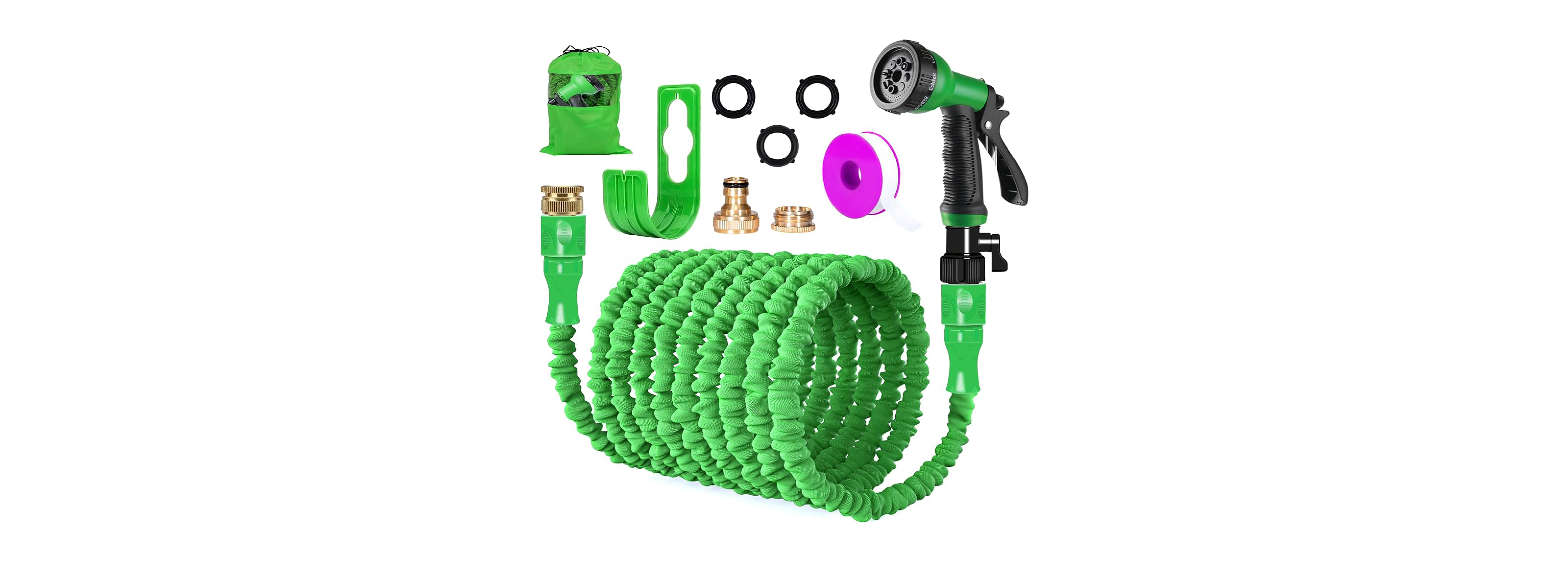 Solar Panel and Flexible Garden Hose Pipe